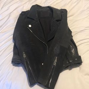 BLANKNYC Suede Leather Jacket